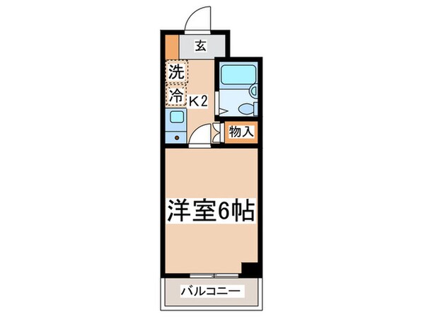 檜の森ハイツの物件間取画像